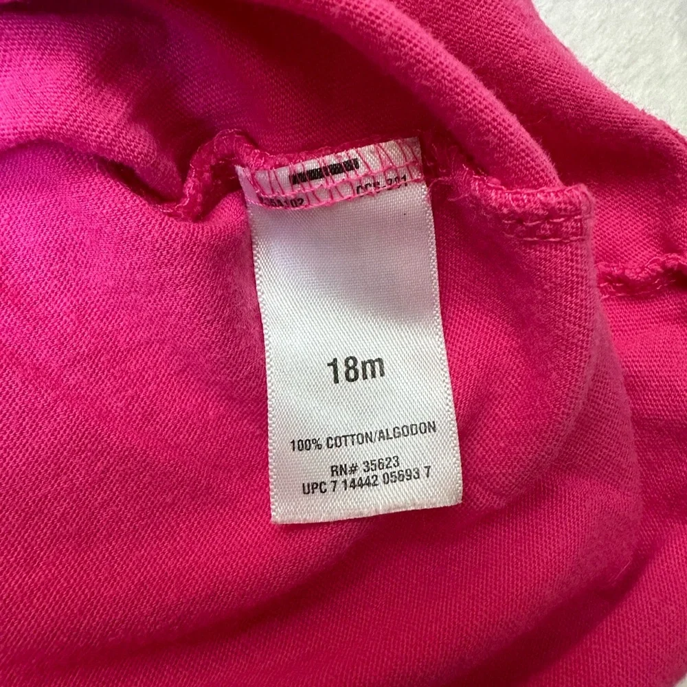 Carter’s Ruffle Long Sleeve Tee in Pink - Girls Size 18 Months